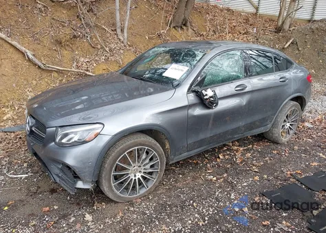 2019 Mercedes-Benz Glc 300 Coupe 4Matic из США, поврежденный, VIN WDC0J4KB8KF664639